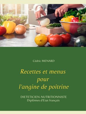 cover image of Recettes et menus pour l'angine de poitrine